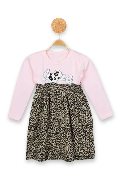 Kız Çocuk Elbise Leoparlı - 5