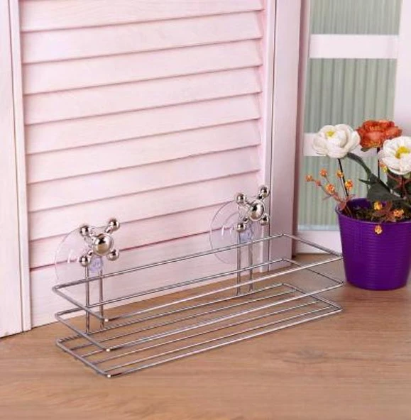 Banyo Organizeri - Çok Amaçlı Dörtgen Vantuzlu - 2