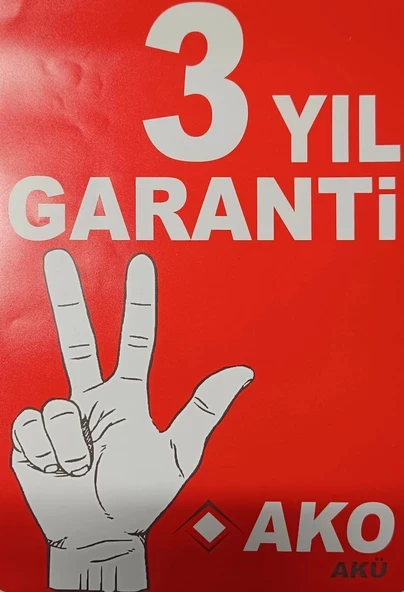 AKO 62 AH AKÜ 2025 ÜRETİM 3 YIL GARANTİ - Resim 2