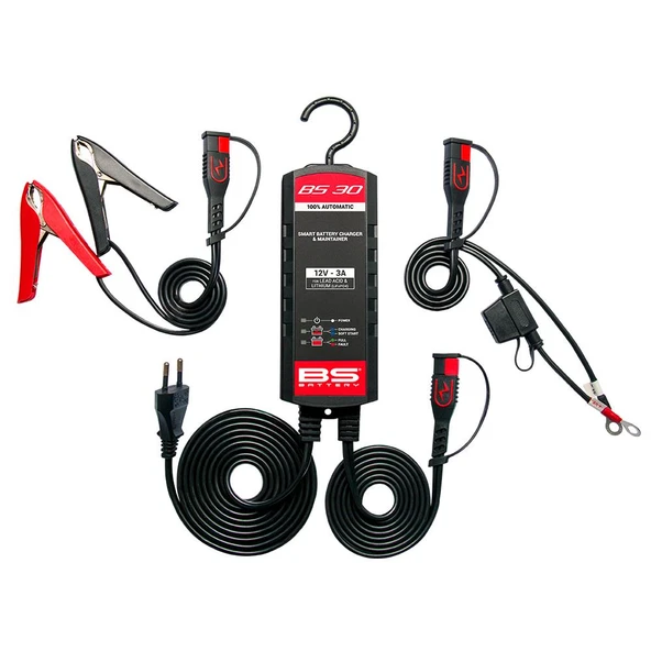 BS BATTERY BS30 - AKILLI AKÜ ŞARJ CİHAZI 12V 3A - 3
