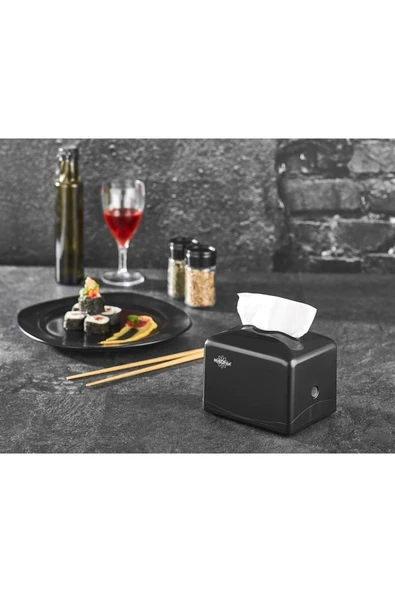 Rulopak Tekçek Mini Peçete Dispenseri Siyah - 2