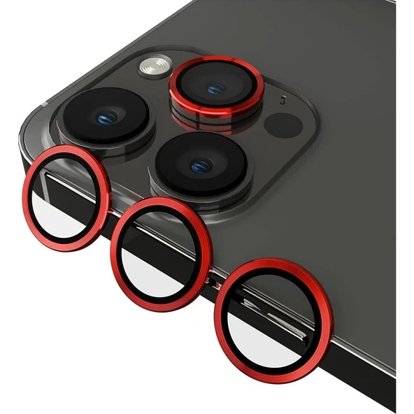 Adaman iPhone 11 Pro  Uyumlu Kamera Mercek Lens Için Koruyucu