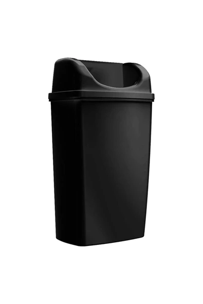 Rulopak Duvara Monte Çöp Kovası 50 Litre Siyah ürün görseli