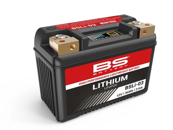 BS BATTERY BSLI-03 Lithium-Ion Battery Motosiklet Aküsü ürün görseli 1