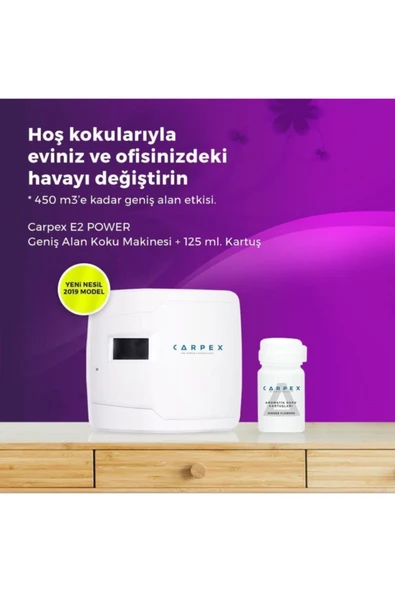 Carpex E2 Power Geniş Alan Koku Makinesi + 125 ml Koku Kartuşu Sport Style - 2