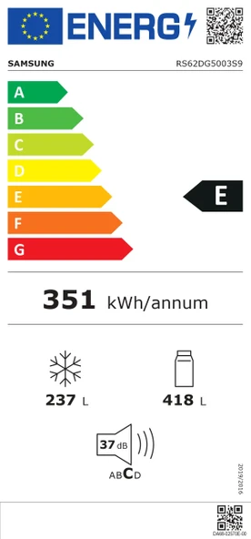 Samsung RS62DG5003S9TR Gardırop Tipi No Frost Inox Buzdolabı - 2