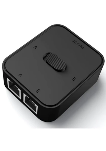 2 Giriş 1 Çıkış / 1 Giriş 2 Çıkış Manuel Ethernet Anahtarı | 1000Mbps RJ45 Splitter - 2