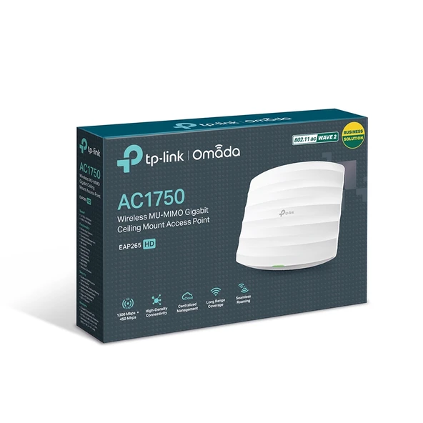 Tp-Link EAP265 AC1750 Gigabit Access Point (Tavan Tipi) - 28
