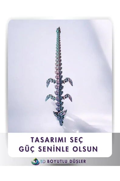 Renk Değiştiren Ejderha 3 Renkli Mavi Kırmızı Sarı Turuncu Yeşil Hareketli Oyuncak 42 Cm(BÜYÜK BOY) - 2