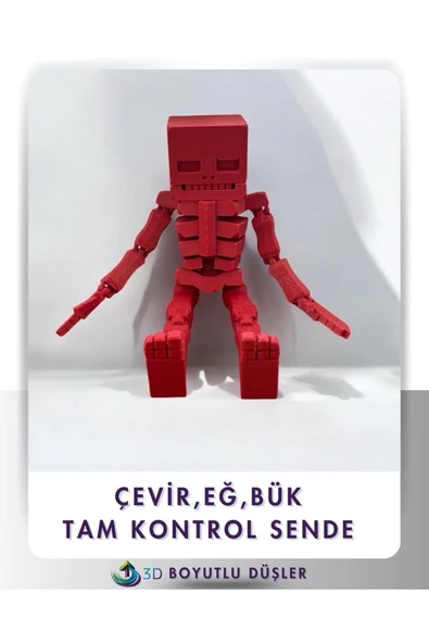 Hareketli İnsan Oyuncak renkli 14cm boy - 2