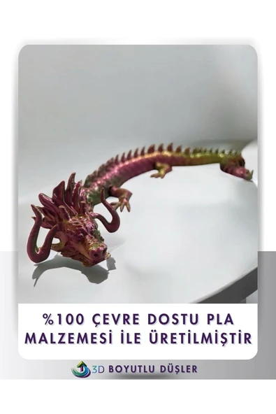 4 AYAKLI HARAKETLİ EJDERHA ÇOK RENKLİ - 7
