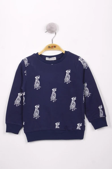 Toontoy Erkek Çocuk Köpek Baskılı Sweatshirt - 4