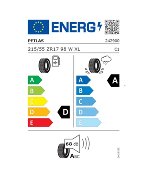 Petlas Prestige Sport 215/55 R17 98W XL Yaz Lastiği - 2025 - 2
