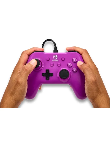PowerA Nintendo Switch Oyun Kolu Kablolu Lisanslı Grape Purple - 2