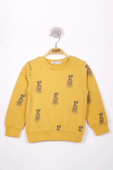 Toontoy Erkek Çocuk Köpek Baskılı Sweatshirt - 3