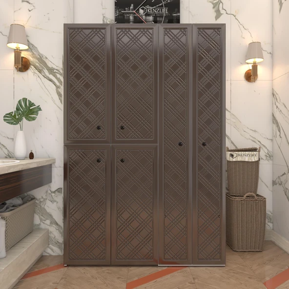 Kenzlife membran çamaşır kurutma makinesi dolabı yaromira khvbyz hasır 180*120*64 mebran kapak suntalam gövde ürün görseli