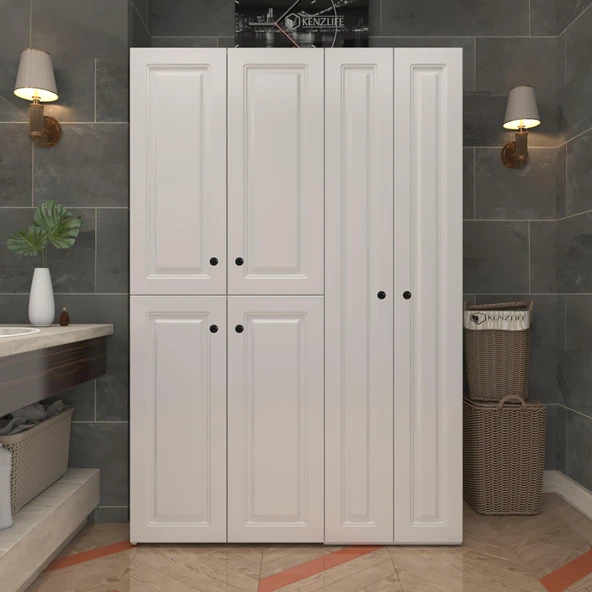 Kenzlife membran çamaşır kurutma makinesi dolabı yaromira byzbyz çerçeve 180*120*64 mebran kapak suntalam gövde ürün görseli