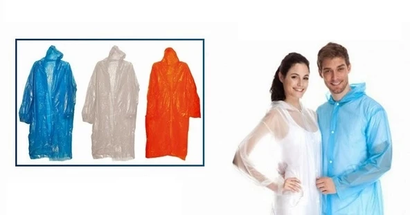 Tek Kullanımlık Çıtçıtlı Yağmurluk - 2