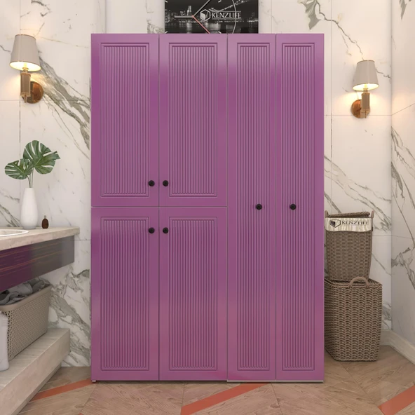 Kenzlife membran çamaşır kurutma makinesi dolabı yaromira llabyz çubuk 180*120*64 mebran kapak suntalam gövde ürün görseli