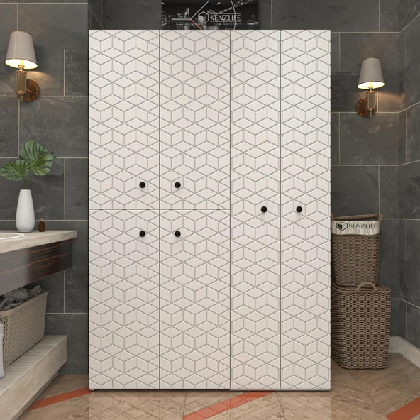 Kenzlife membran çamaşır kurutma makinesi dolabı yaromira byzbyz küpşeker 180*120*64 mebran kapak suntalam gövde