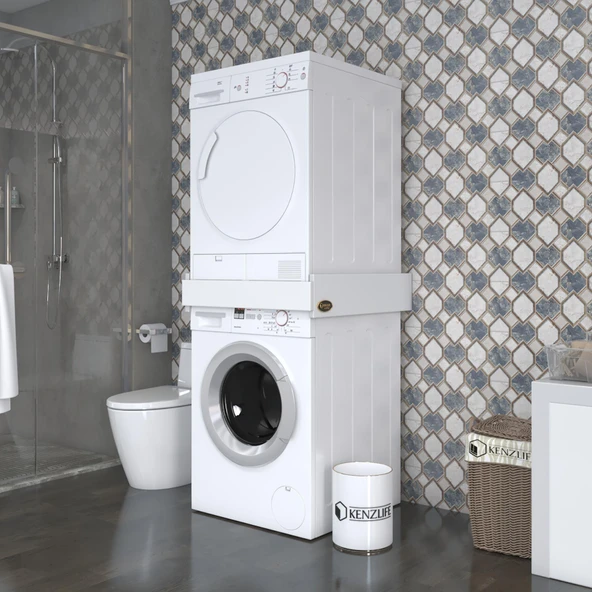 Kenzlife çamaşır&bulaşık makinesi dolabı kakılı byz 015*074*74 banyo aparatı 70*70 iç hacim ürün görseli