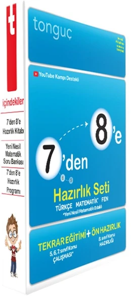 Tonguç Akademi 7 den 8 e Hazırlık Seti
