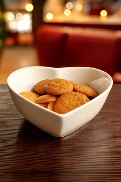 Kalp Çerezlik - Seramik Bisküvi (Ham Ürün) - Resim 5