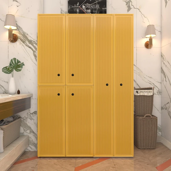 Kenzlife membran çamaşır kurutma makinesi dolabı yaromira hrdbyz inceince 180*120*64 mebran kapak MDF gövde