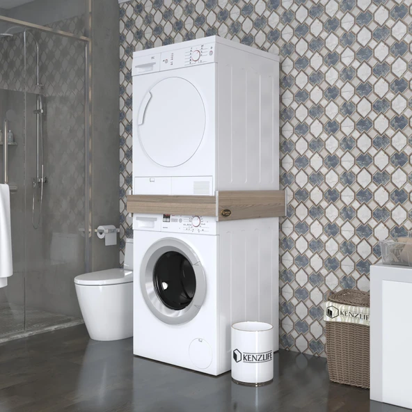 Kenzlife çamaşır&bulaşık makinesi dolabı kakılı crd 015*074*74 banyo aparatı 70*70 iç hacim