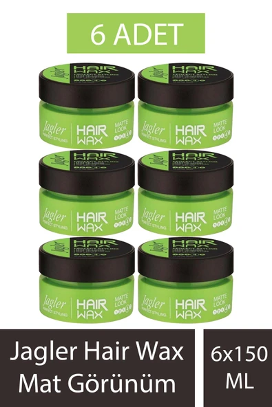 Jagler Wax Mat Görünüm 150 ml 6 Adet