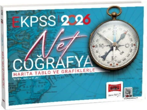 Yargı Yayınları 2026 EKPSS Akılda Kalan Harita Tablo ve Grafiklerle Net Coğrafya - 2