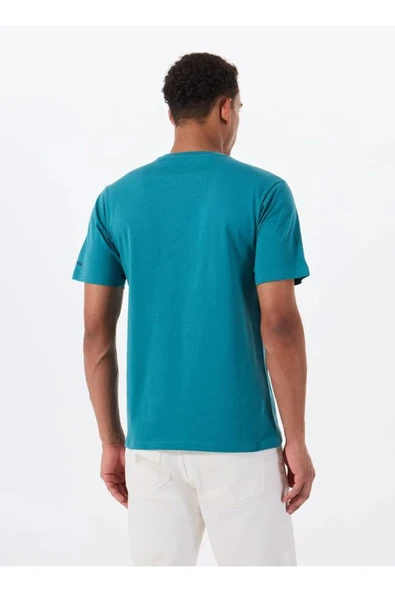 Columbia CSC Button Badge Erkek Kısa Kollu Tişört CS0387 - Resim 10