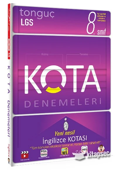 KOTA Konu Taramaları İngilizce Kotası Tonguç Akademi