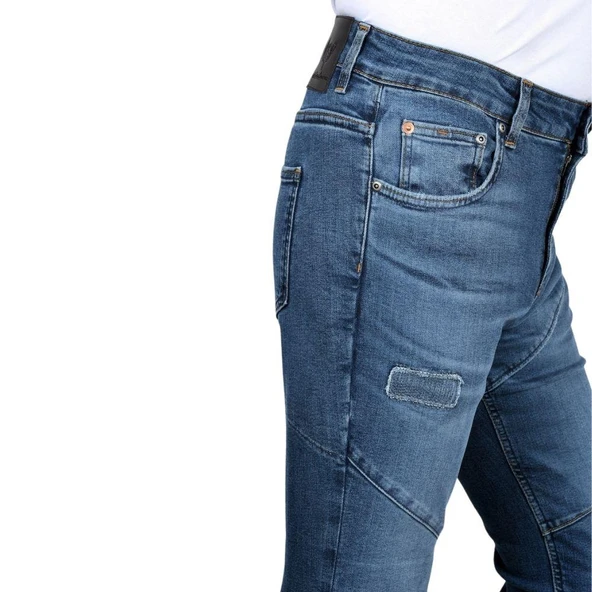 RIDER DENIM HAYTA MAVI ERKEK PANTOLONU - 2