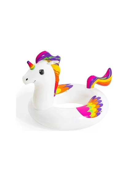 Çok renkli Pegasus Yüzme Simit 119 X 91 cm