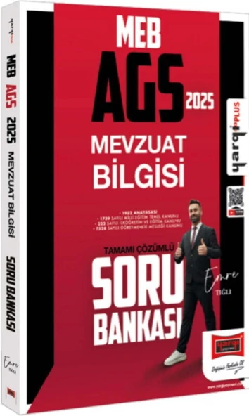 Yargı Yayınları 2025 MEB AGS Mevzuat Bilgisi Tamamı Çözümlü Soru Bankası