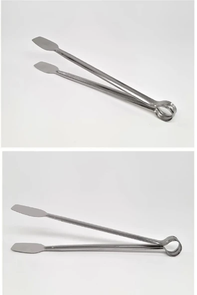 Paslanmaz Mutfak Maşası - 27 Cm Mangal Barbekü Maşası - 3