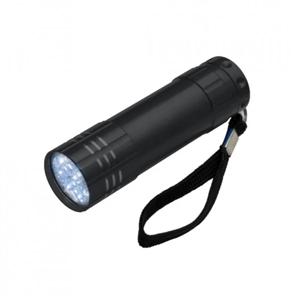 Süper Parlak 9 Ledli Metal Mini El Feneri - 4