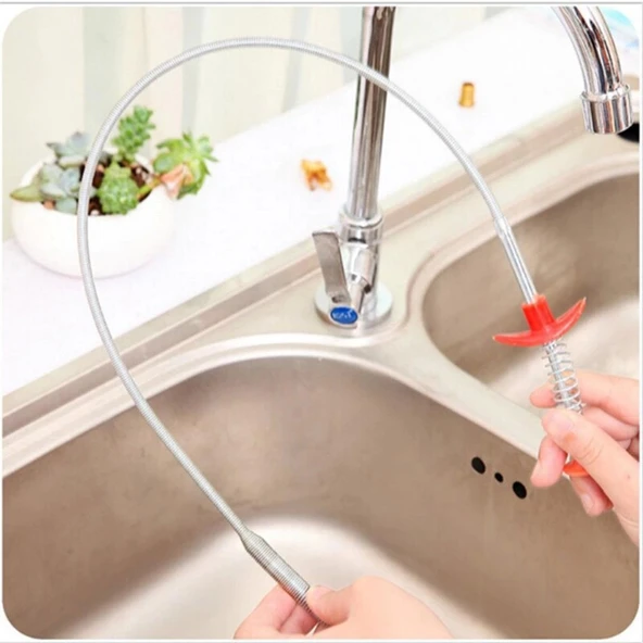 Tıkalı Lavabo Ve Gider Boruları Açma Aparatı  Kıskaçlı - 3
