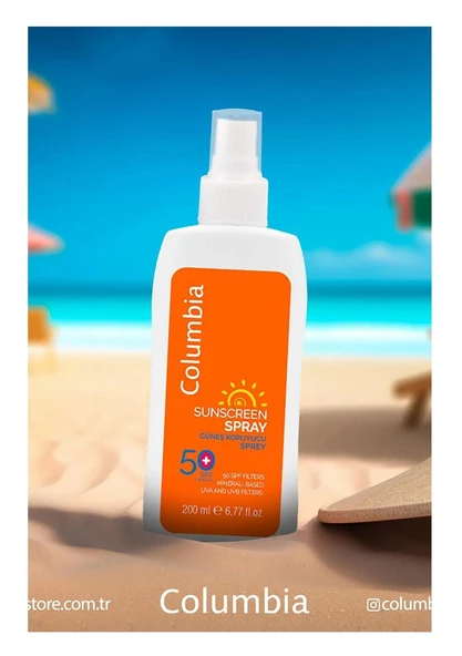Columbia Güneş Kremi 200 ml Sprey