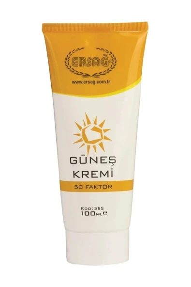ERSAĞ GÜNEŞ KREMİ 50 FAKTÖR ÖZEL FORMÜLLÜ 100 ML.