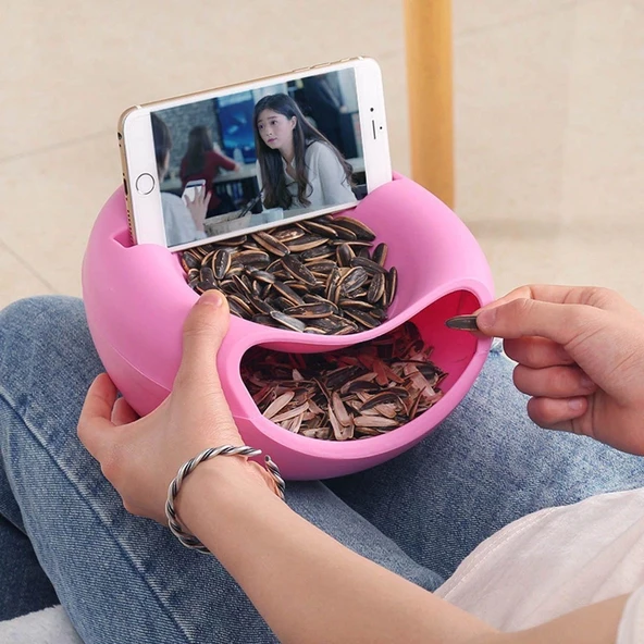 Keyif Çerezlik Telefon Standlı Çerez Kasesi - 5