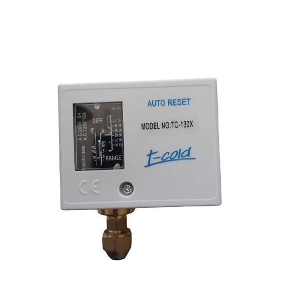 T-Cold TC-130X Yüksek Basınç Otomatik Resetli Prosestat (KP 5 166)