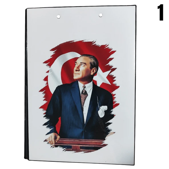 LİZ A4 Pvc Resimli Kapaklı Sekreterlik (Askı Aparatlı) - 3