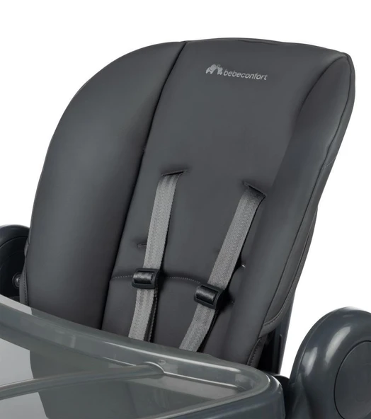 Bebeconfort Olea Katlanabilir Tekerlekli Mama Sandalyesi Mineral Graphite - 9