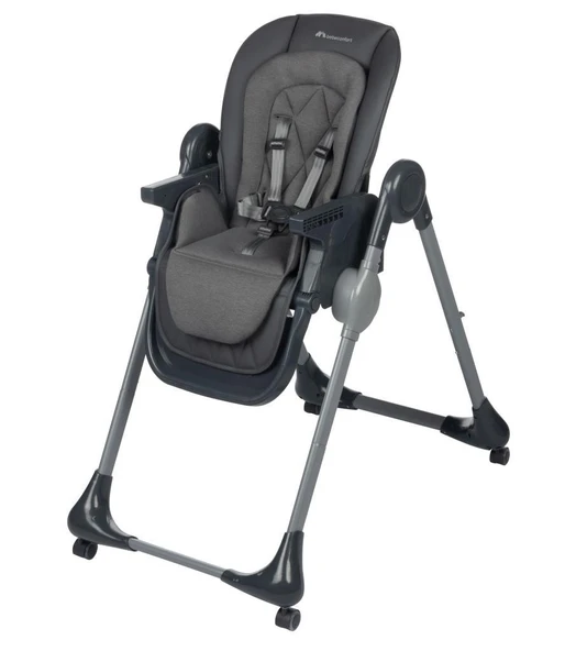 Bebeconfort Olea Katlanabilir Tekerlekli Mama Sandalyesi Mineral Graphite - 5