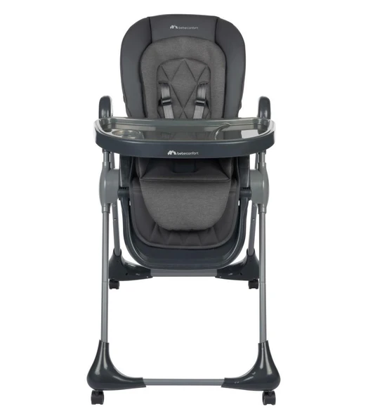 Bebeconfort Olea Katlanabilir Tekerlekli Mama Sandalyesi Mineral Graphite - 4