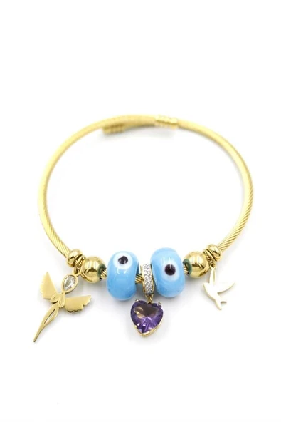 Melek Charm Bilezik - Altın - 1