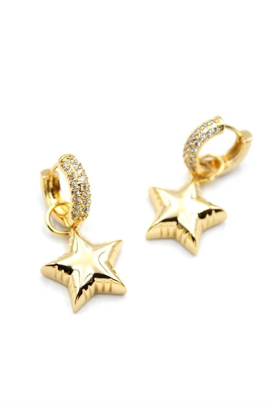 Yıldız Küpe - Altın ürün görseli 1