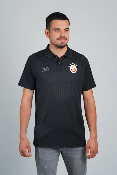 Galatasaray  Orijinal Umbro 5 Yıldız Siyah Spor T-Shırt TF0168